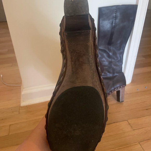 Henry Cuir Ebano Clog boot - Picture 9 of 10